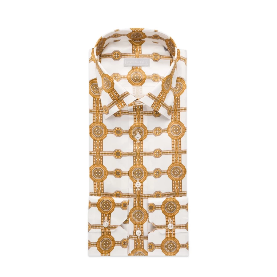Stefano Ricci Handmade Ivrea Shirt for Men - Color 43203H_007 | Luxury Men's Fashion