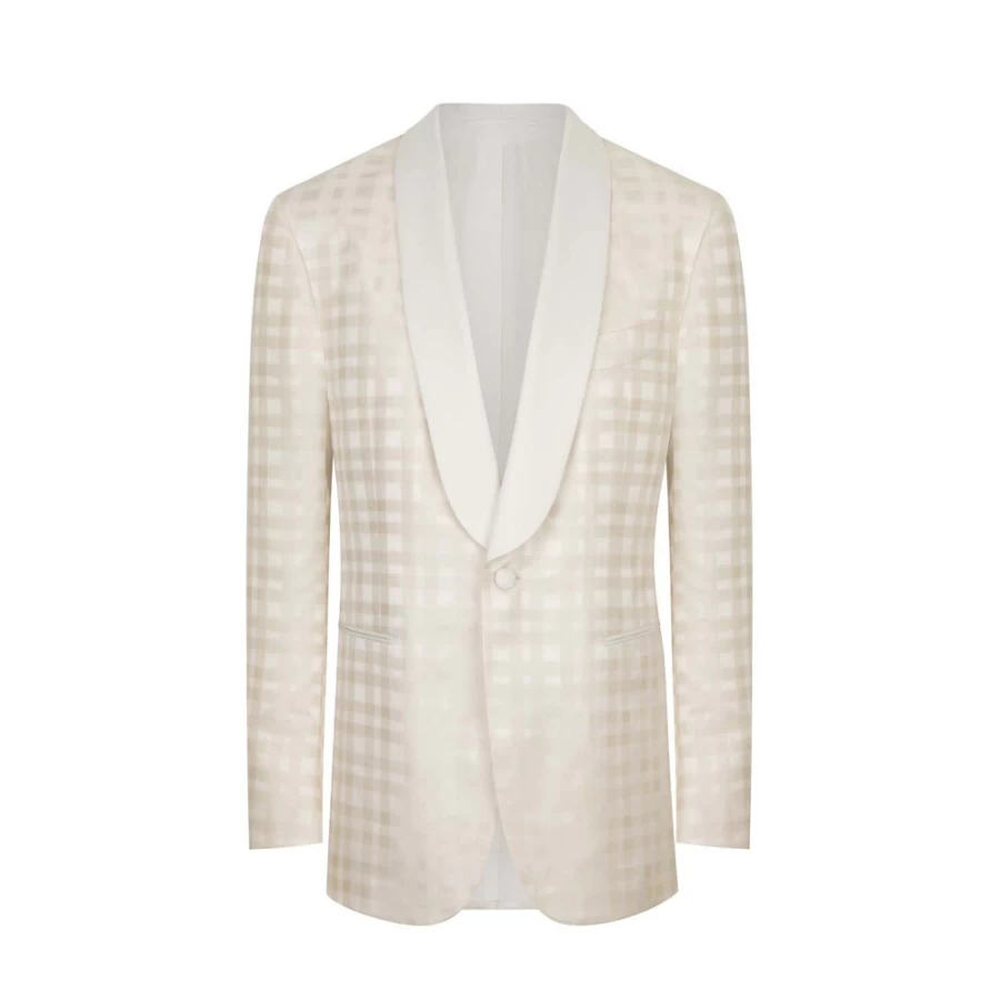 Stefano Ricci Men's One-Button Fiesole Jacket – Premium Luxury Blazer for Formal Wear