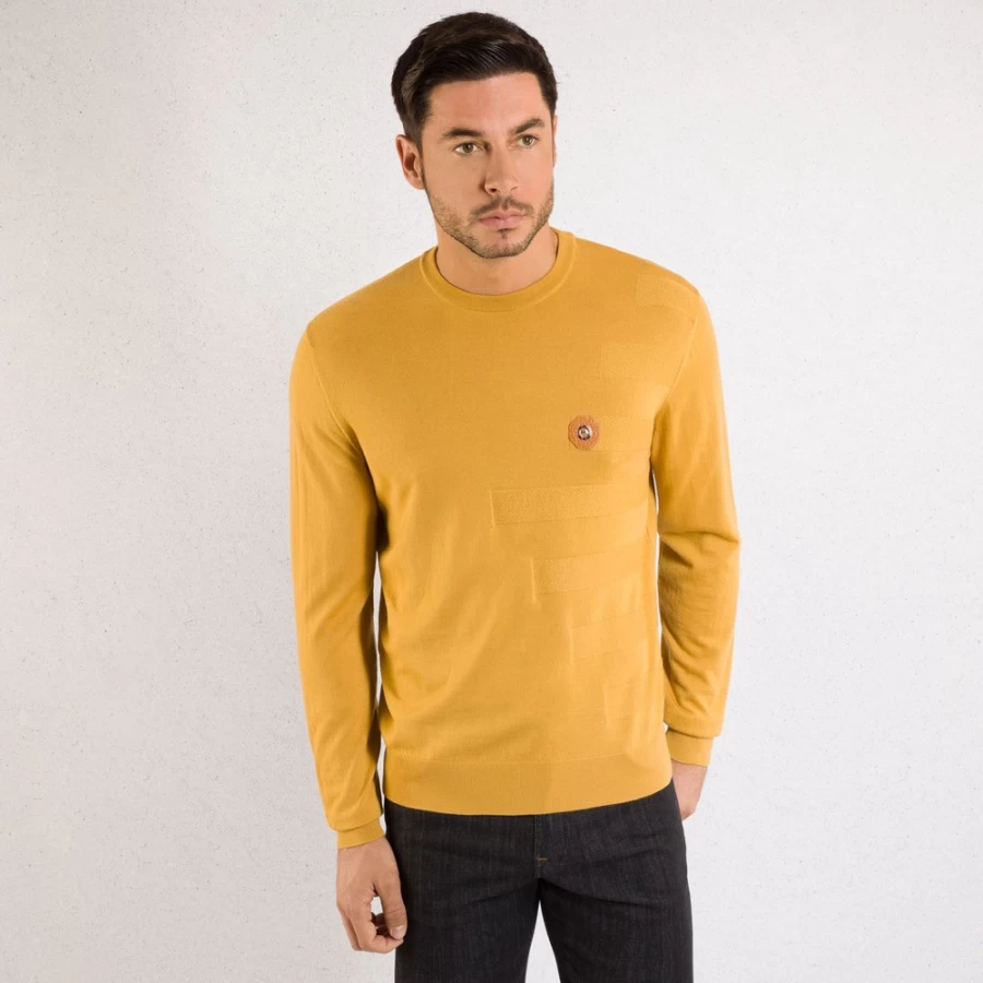 Stefano Ricci Men's Crew Neck Sweater in Elegant Color E23301_2299