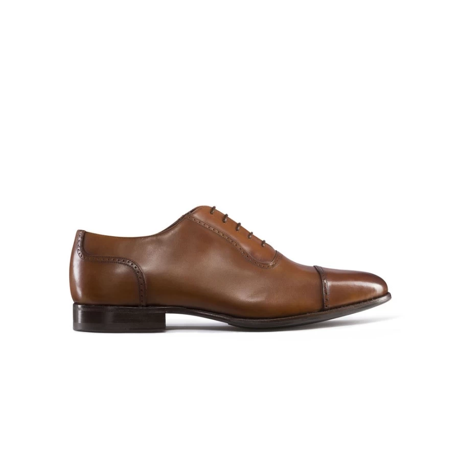 Stefano Ricci Men's Calfskin Leather Oxford Dress Shoes – Premium Luxury Business Formal Footwear