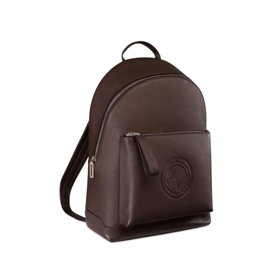 Stefano Ricci Luxury Calfskin Leather Backpack in M019 Brown - Premium Designer Men's Bag