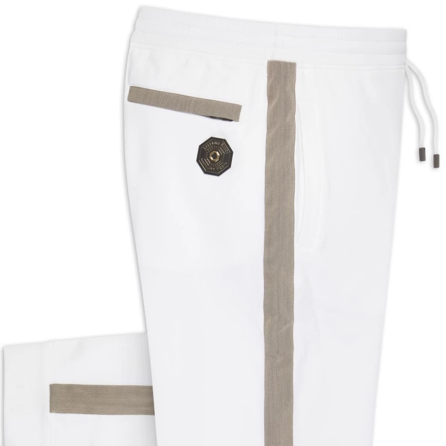 Stefano Ricci Men's Luxury Jogging Pants - Premium Comfort & Style for Running