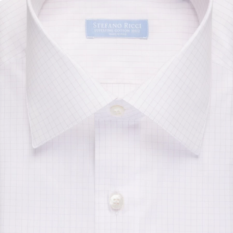Stefano Ricci Men's Handmade Asti Shirt – Premium Luxury Cotton Dress Shirt