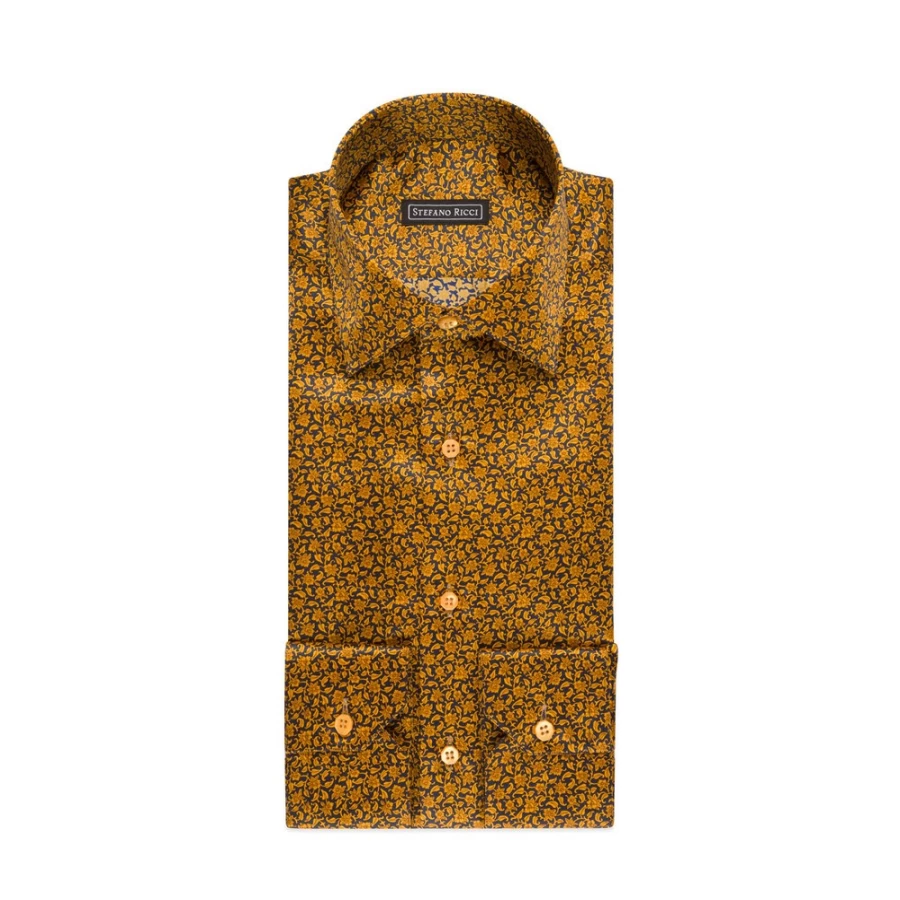 Stefano Ricci Men's Handmade Ivrea Shirt – Luxury Italian Dress Shirt for Men