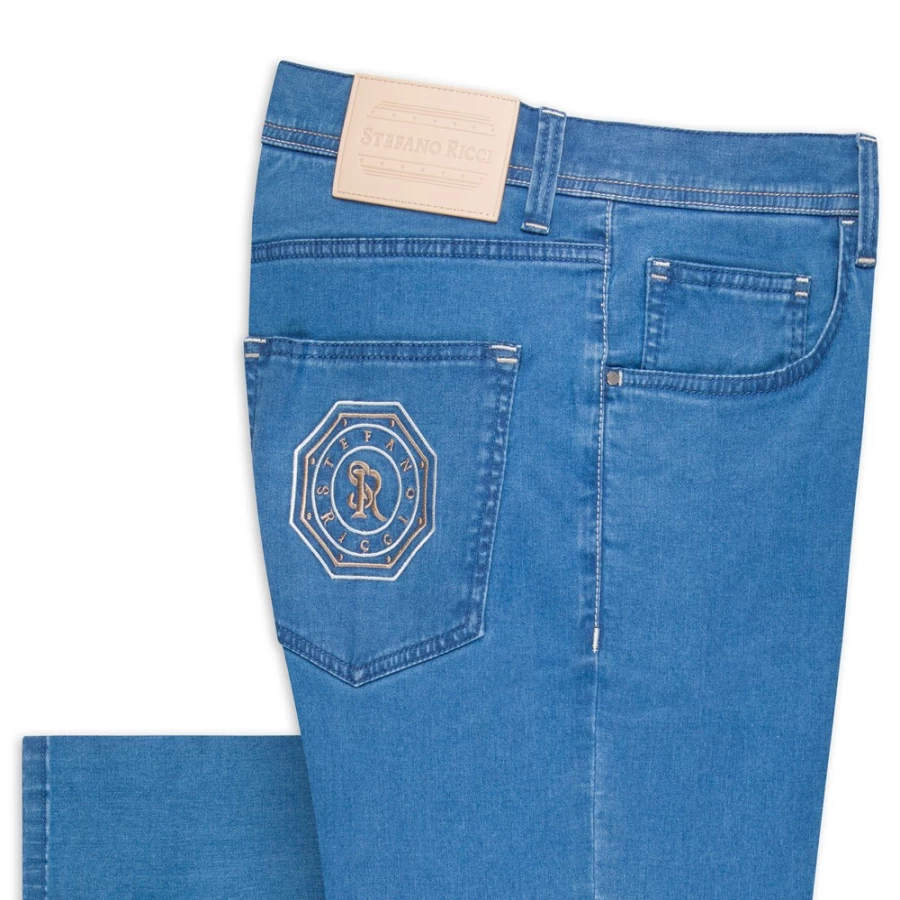 "Stefano Ricci Premium Men's Jeans – Luxury Denim for Men"