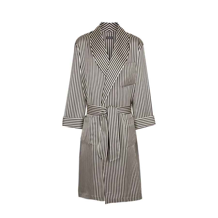 Stefano Ricci Men's Luxury Silk Robe in Elegant 43300V_001 Color