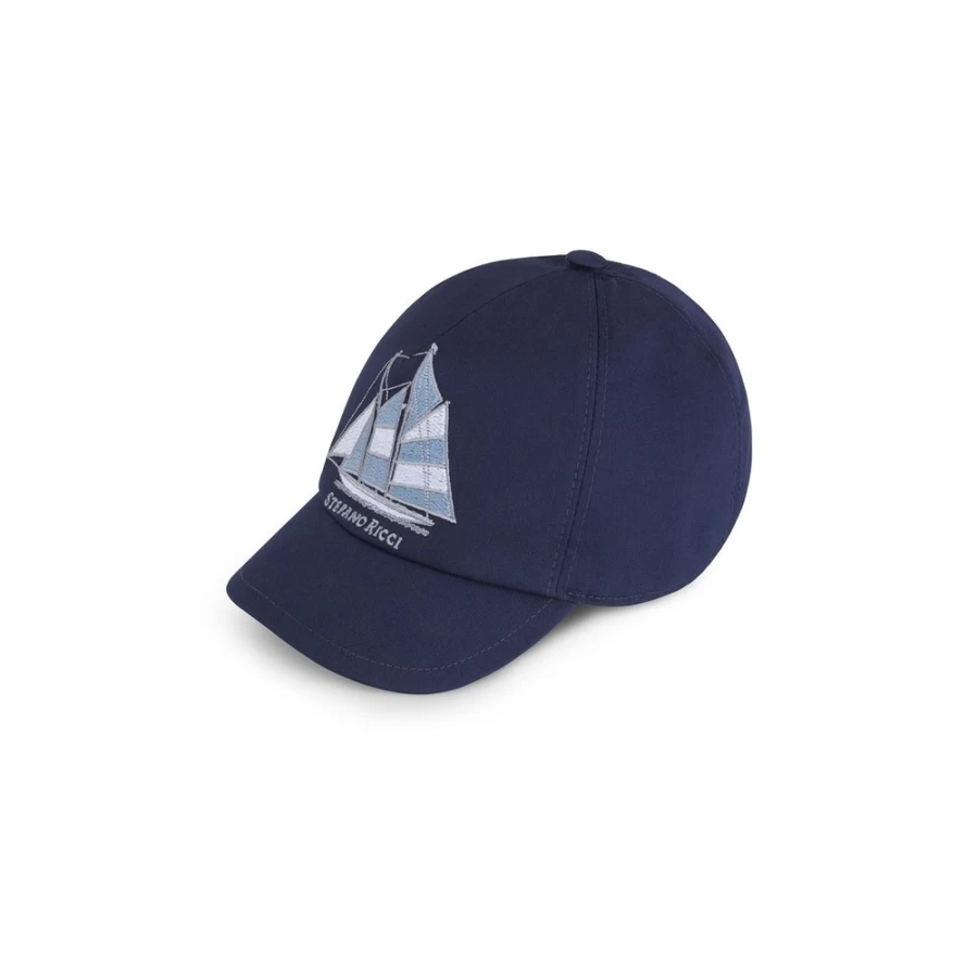 Stefano Ricci Junior Embroidered Baseball Cap in Gf0006_004 Color