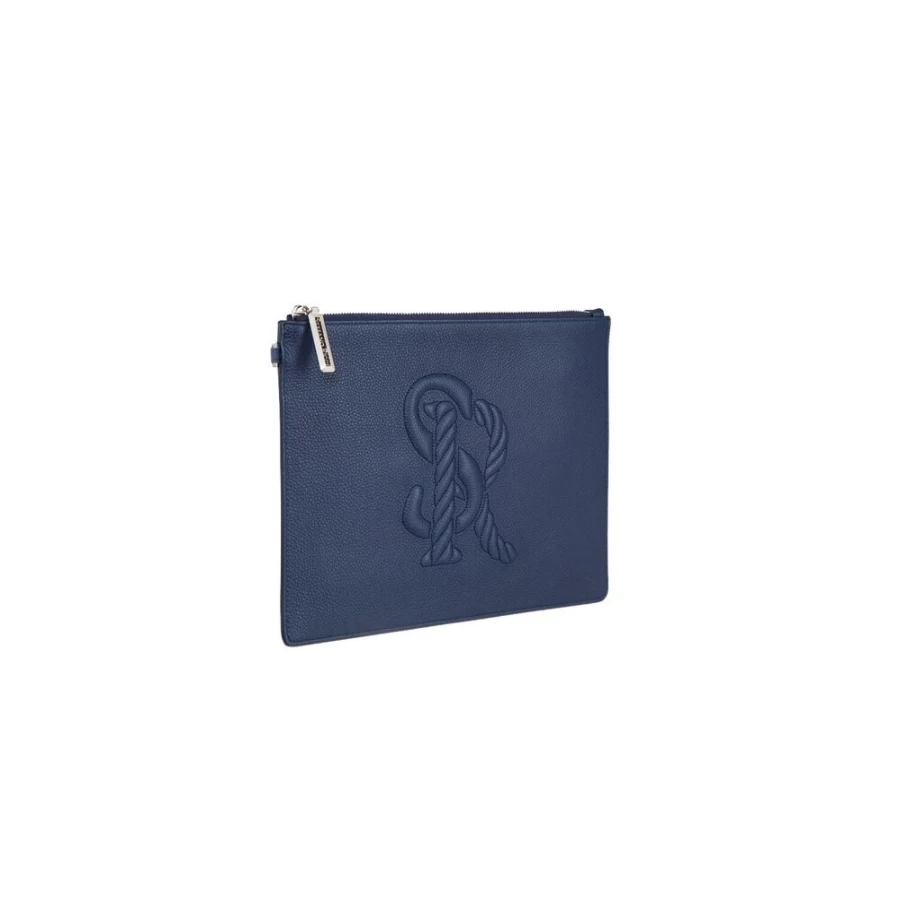 "Stefano Ricci Handmade Calfskin Leather Document Holder - Premium Business Portfolio Bag"