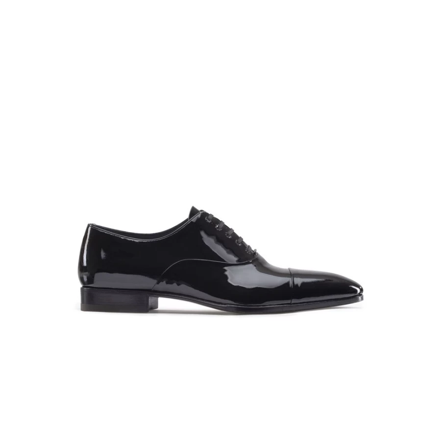 "Stefano Ricci Luxury Patent Calfskin Leather Dress Shoes for Men – Premium Italian Formal Footwear"