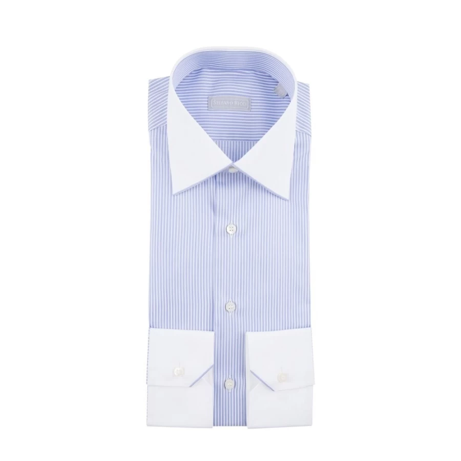 Stefano Ricci Men's Handmade Urbino Shirt – Luxury Italian Cotton Dress Shirt