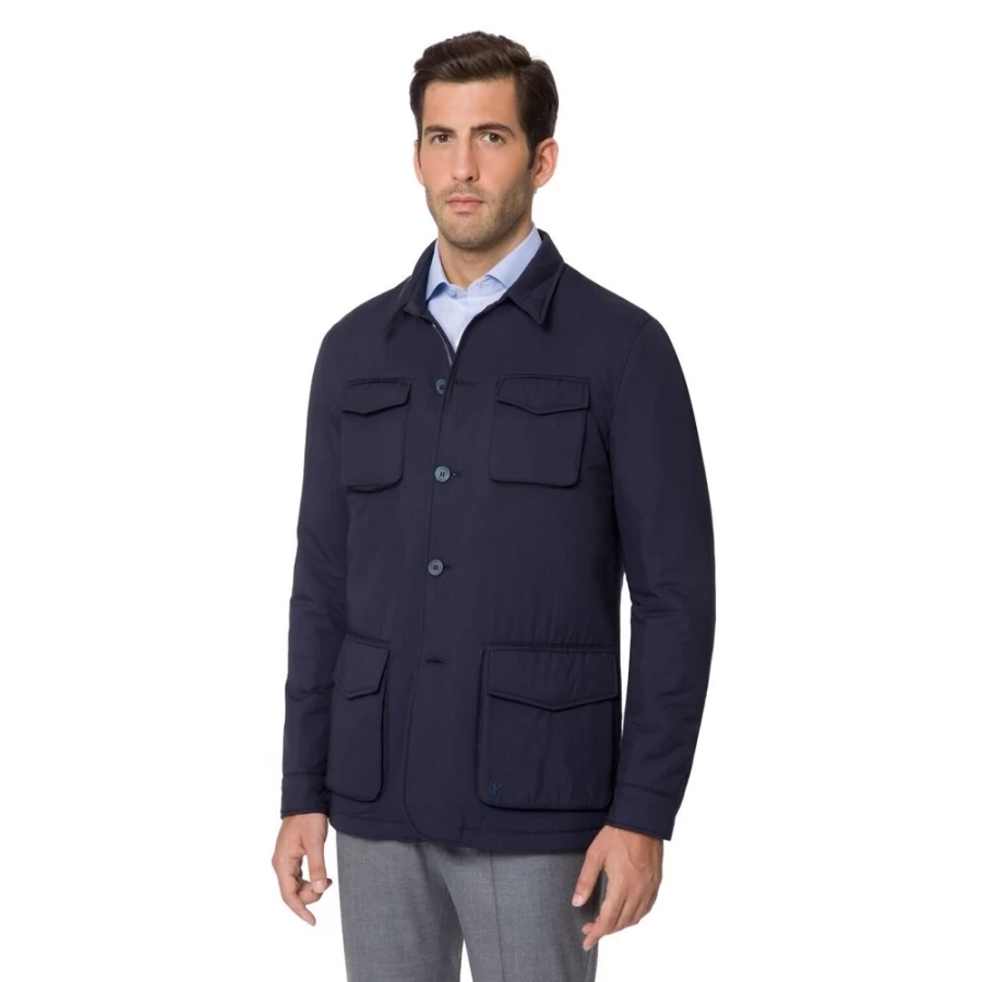 Stefano Ricci Men's Silk Field Jacket – Luxury Lightweight Outerwear for Elegant Style