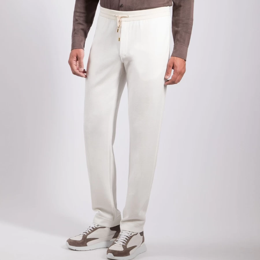 Stefano Ricci Men's Luxury Knit Jogging Pants for Premium Comfort & Style