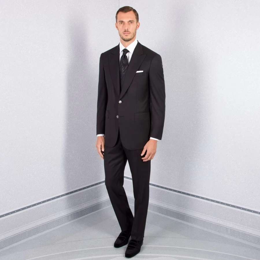 "Stefano Ricci Men's Luxury Two-Button Suit – Premium Tailored Blazer for Formal Wear"