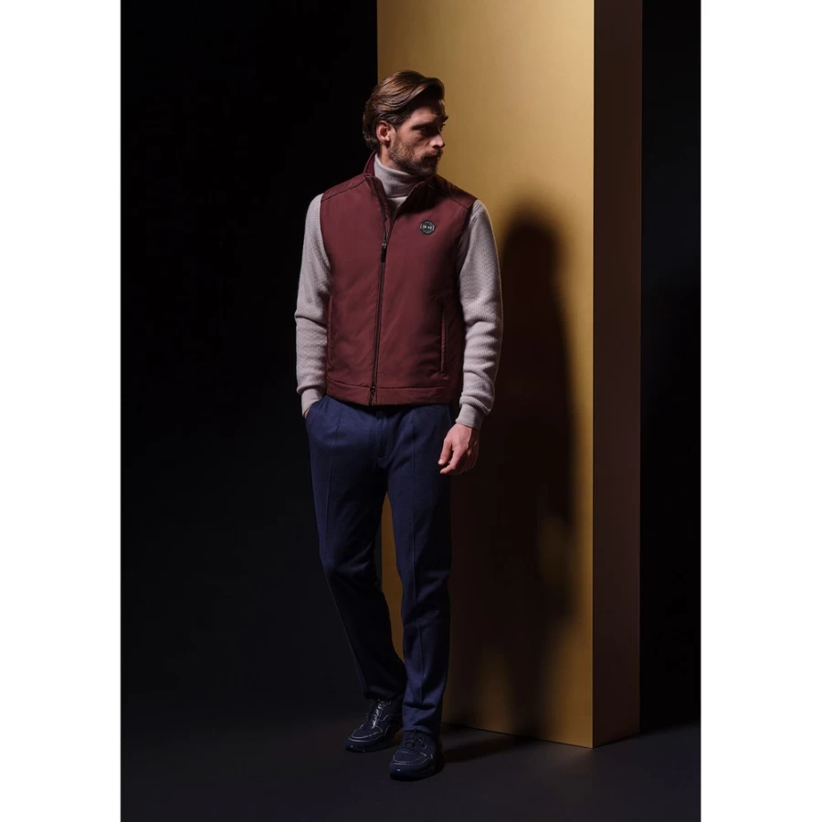 "Stefano Ricci Men's Waterproof Gilet – Premium Outdoor Vest for All Weather"