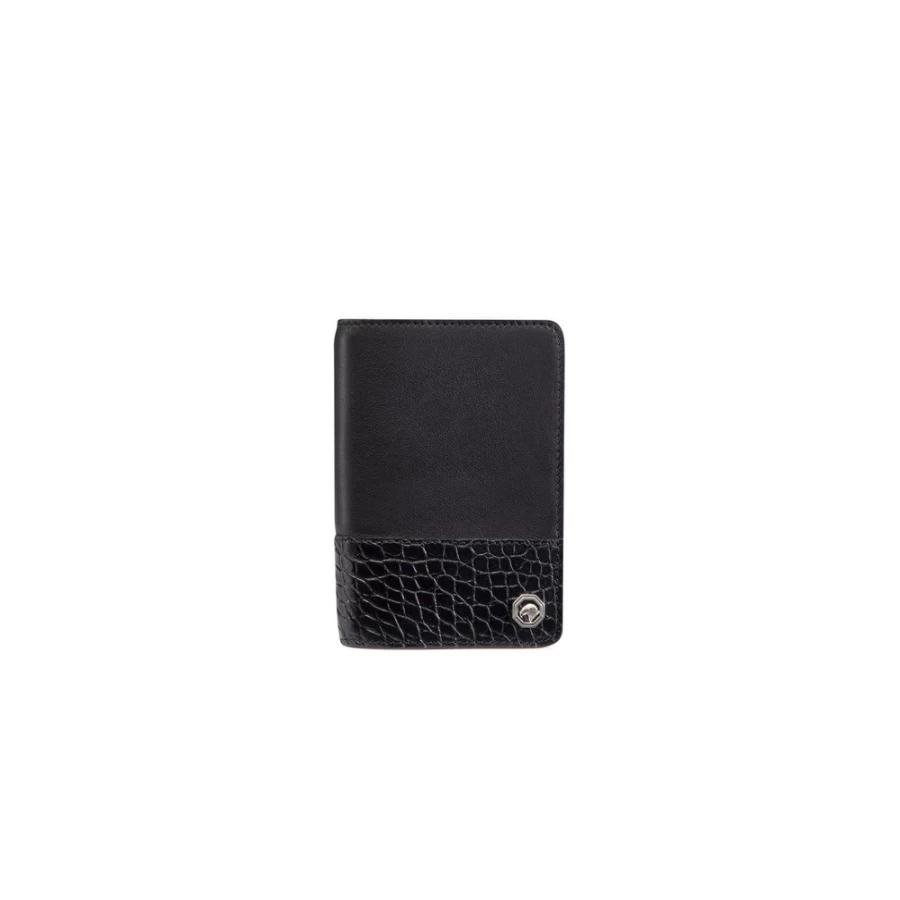 "Stefano Ricci Luxury Bifold Wallet in Premium Calfskin & Genuine Alligator Leather"