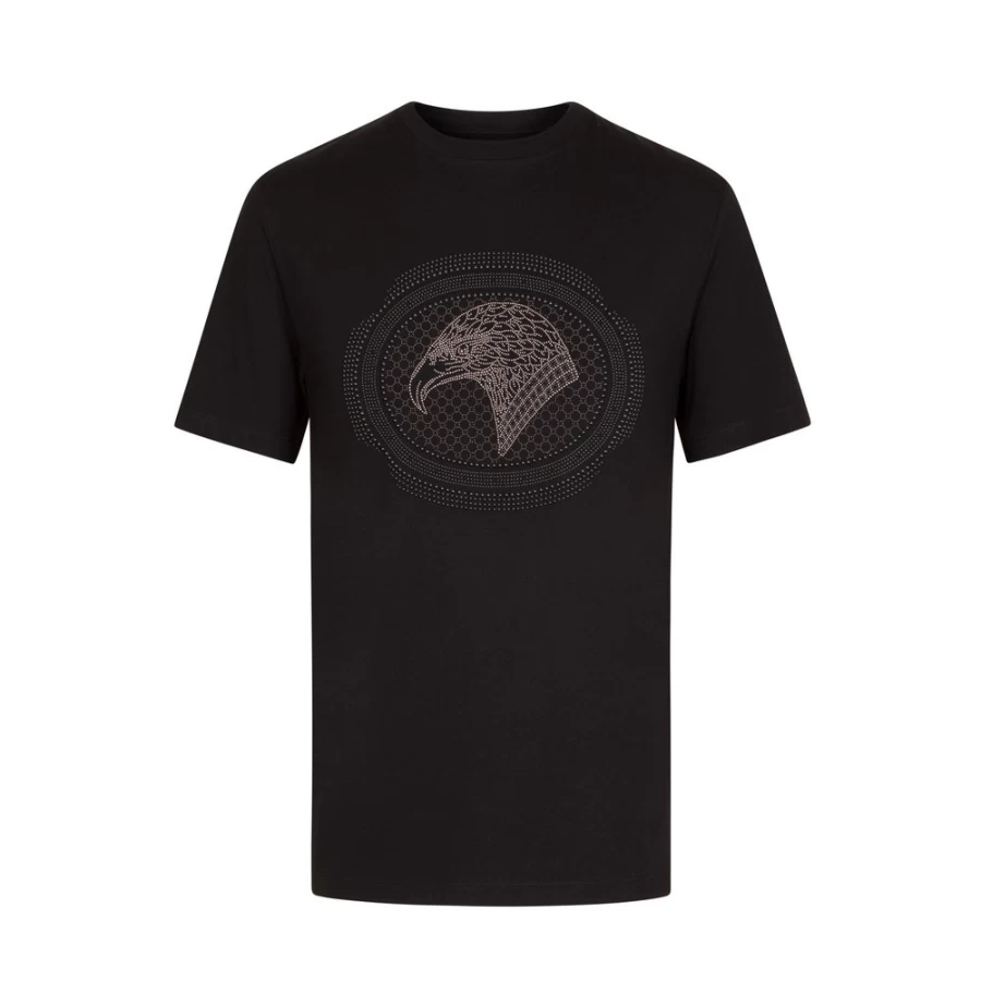 Stefano Ricci Men's Premium Luxury T-Shirt - Classic Fit Cotton Tee for Men