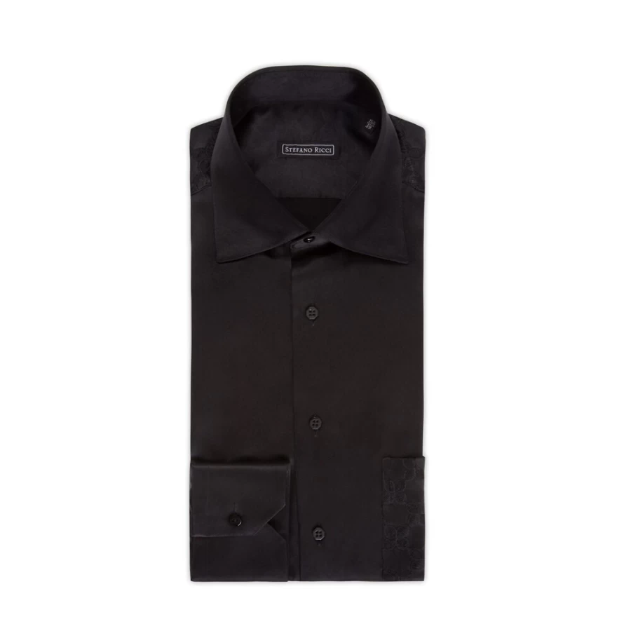 "Stefano Ricci Men's Handmade Torino Shirt – Luxury Italian Dress Shirt"