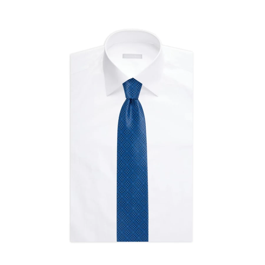 Stefano Ricci Luxury Hand-Printed Silk Tie in Elegant 37032_001 Color