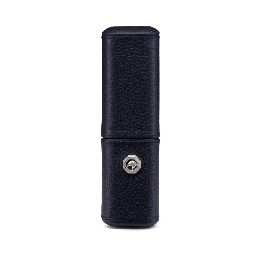 "Stefano Ricci Premium Calfskin Leather Cigar Case for Men - Luxury Cigar Holder"