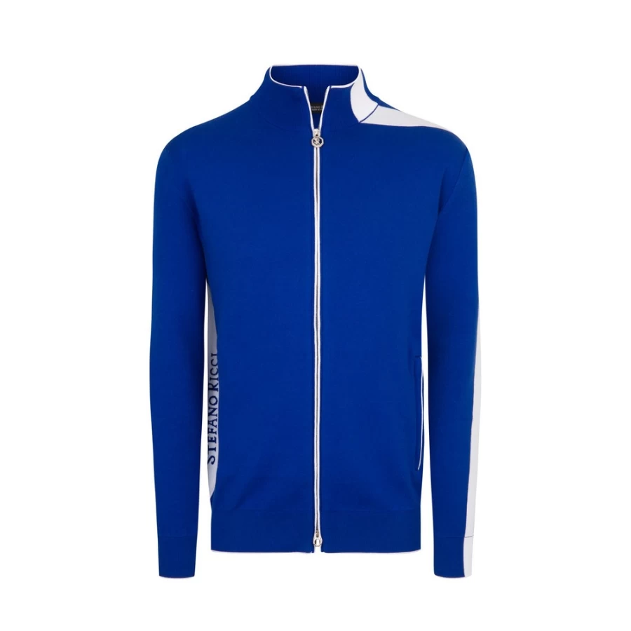 "Stefano Ricci Men's Knit Jogging Suit Blouson – Premium Luxury Tracksuit"
