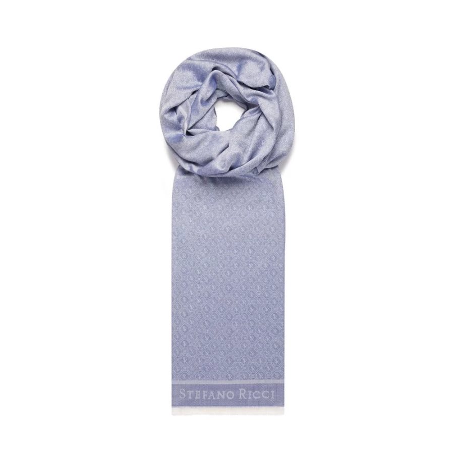Stefano Ricci Luxury Silk and Cashmere Scarf in Elegant Color 7442_3159