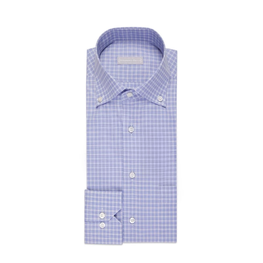 Stefano Ricci Men's Novara Handmade Shirt – Luxury Italian Crafted Dress Shirt