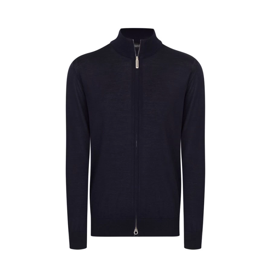 Stefano Ricci Men's Cashmere Silk Blend Knit Blouson Jacket in F23302_198